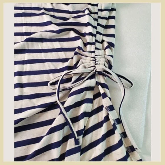 Love Scarlet Blue & White Striped Skirt - Picture 4 of 6